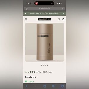 Hygienelab Deodorant Cedar Drift